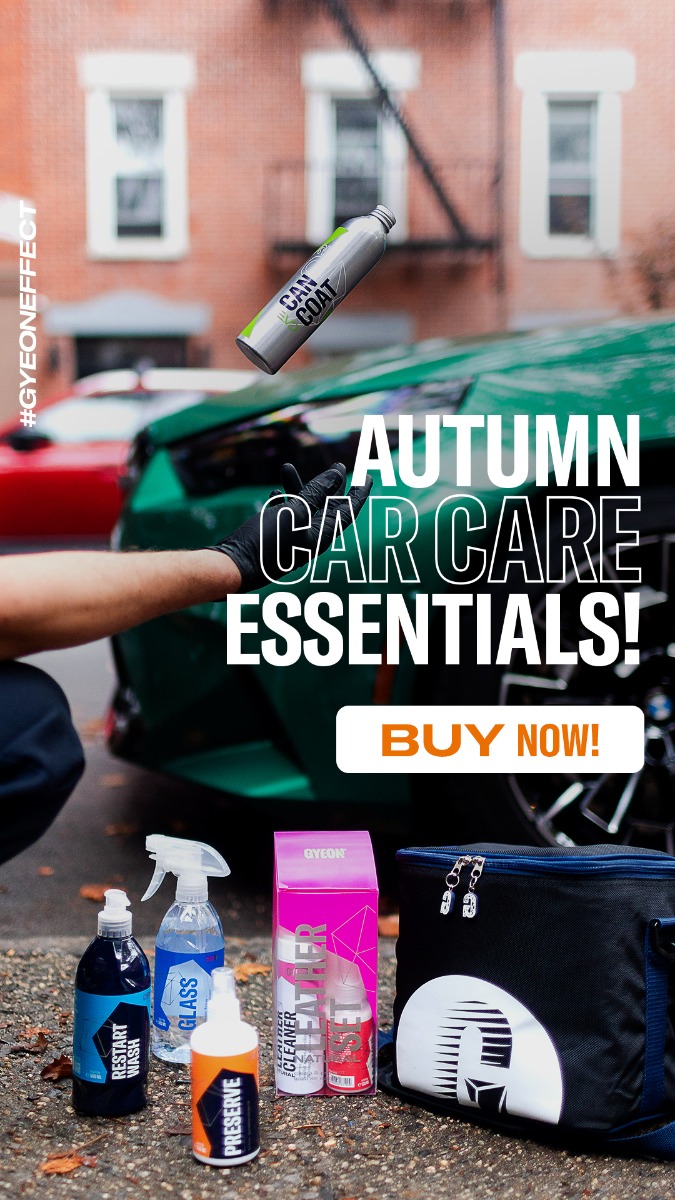 gyeon autumn essentials banner